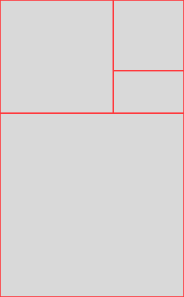 Etapa 1 — Bloco-base modular. Retângulo de proporções definidas — o limite de área do símbolo.